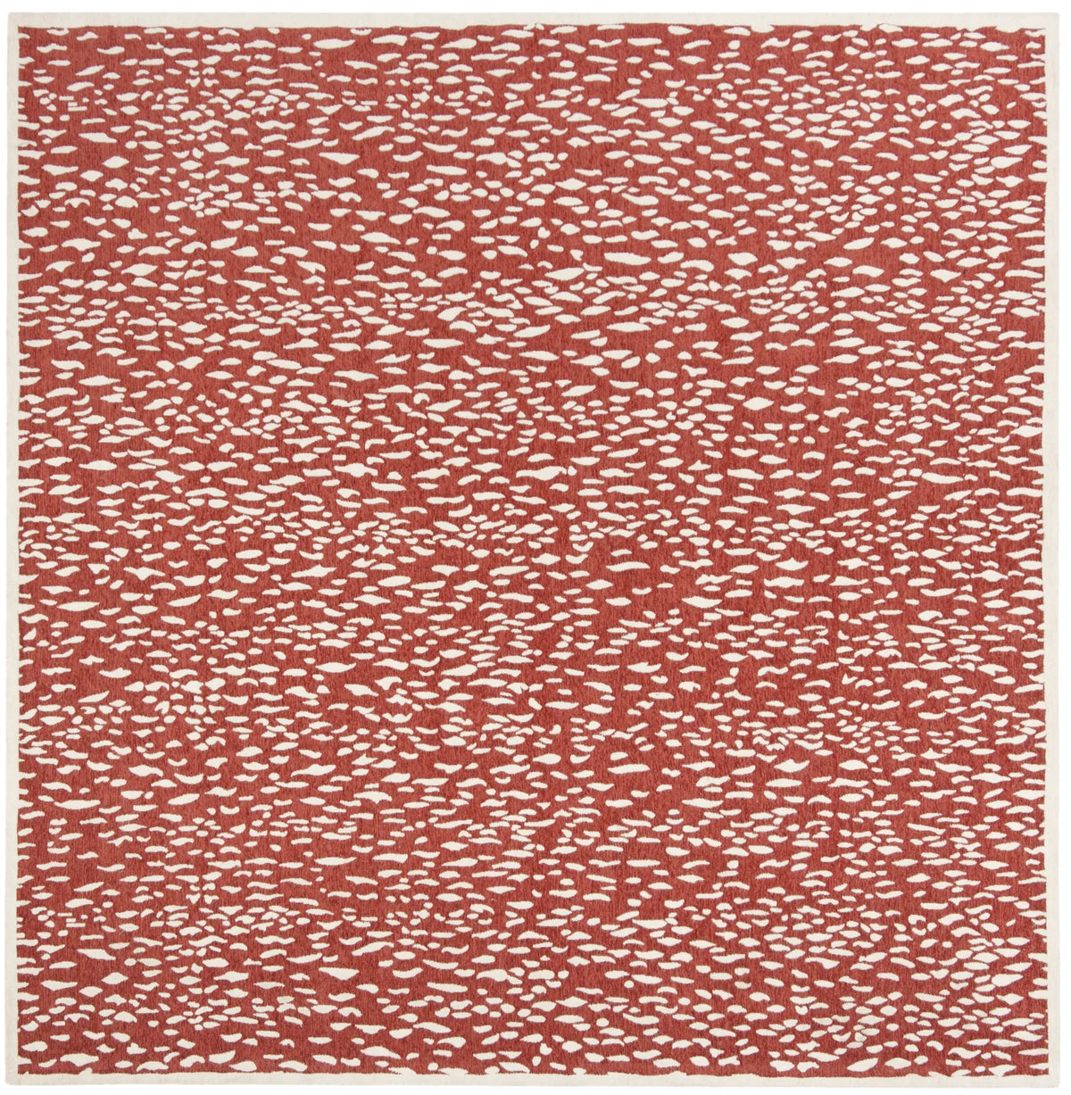 Safavieh Marbella 6'-0" x 6'-0" Rug in Red / Ivory