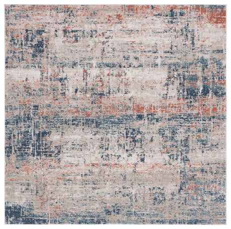 Safavieh Madison 800 6'-7" x 6'-7" Rug in Blue / Grey
