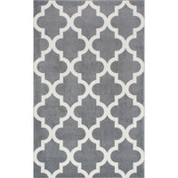 Nuloom Meeker Trellis Rzpl02A Gray Area Rug