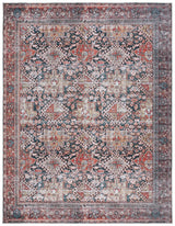 Safavieh Tucson 10'-0" x 14'-0" Rug in Navy / Rust