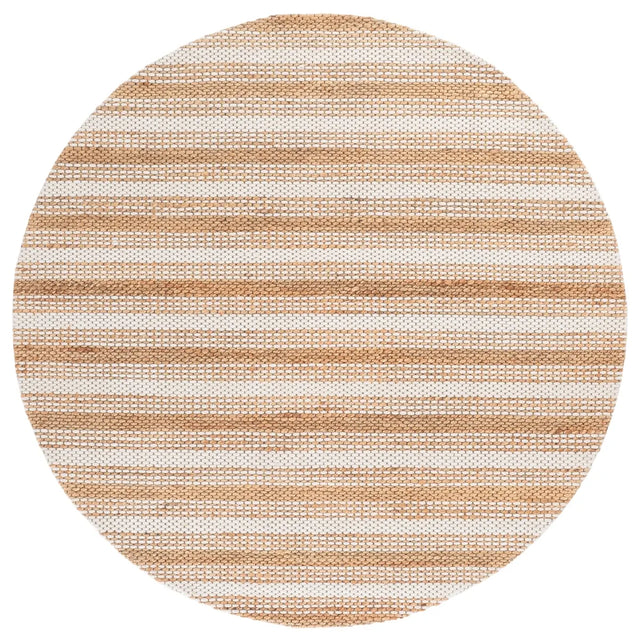Safavieh Natural Fiber 6'-0" x 6'-0" Rug in Ivory / Brown