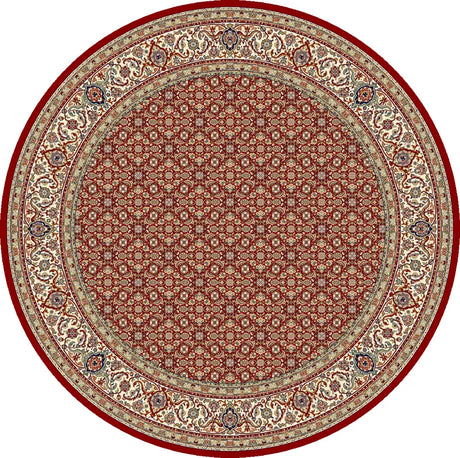 Dynamic Rugs Ancient Garden 57011 Red / Ivory Rugs - Round