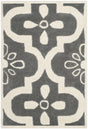 Safavieh Chatham 2'-0" x 3'-0" Rug in Dark Grey / Ivory