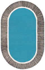 Safavieh Fifth Avenue 5'-0" x 8'-0" Rug in Blue / Black