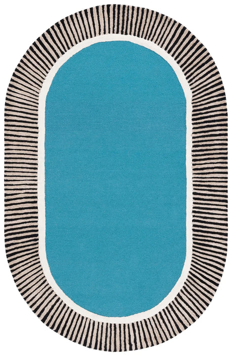 Safavieh Fifth Avenue 5'-0" x 8'-0" Rug in Blue / Black