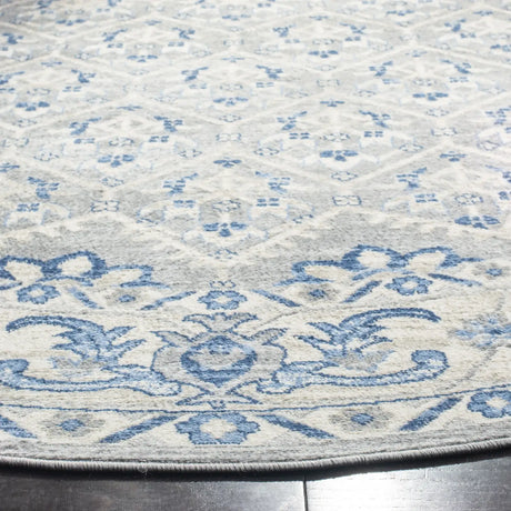 Safavieh Brentwood 10'-0" x 10'-0" Rug in Light Grey / Blue