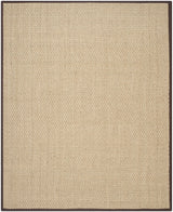 Safavieh Natural Fiber 10'-0" x 14'-0" Rug in Natural / Dark Brown
