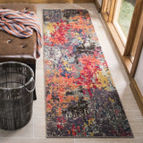 Safavieh Monaco 2'-2" x 8'-0" Rug in Blue / Orange