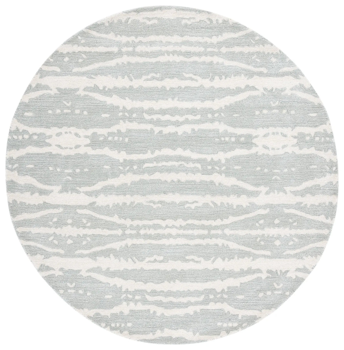 Safavieh Soho 6'-0" x 6'-0" Rug in Light Grey / Ivory