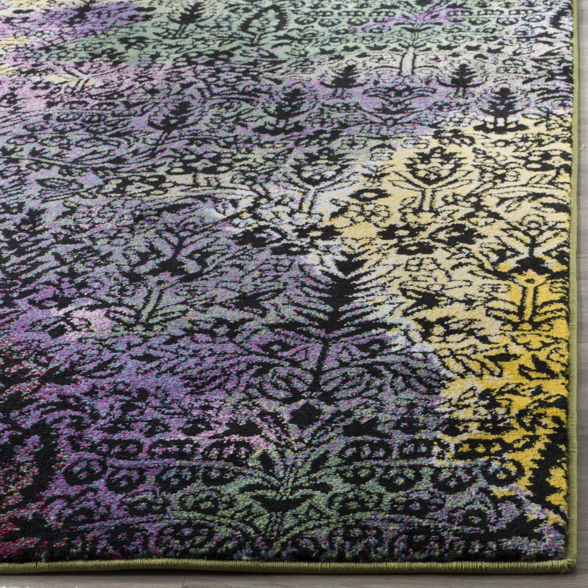 Safavieh Watercolor 4'-0" x 6'-0" Rug in Light Yellow / Green
