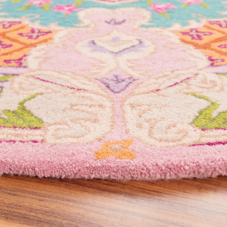 Safavieh Bellagio 5'-0" x 5'-0" Rug in Blue / Pink