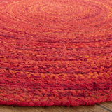 Safavieh Braided 5'-0" x 5'-0" Rug in Red