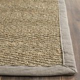 Safavieh Natural Fiber 10'-0" x 14'-0" Rug in Natural / Grey