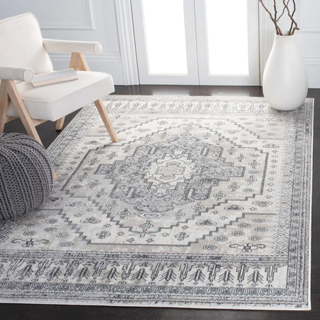 Safavieh Carnegie 4'-0" x 6'-0" Rug in Ivory / Grey