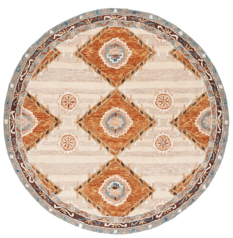 Safavieh Aspen 5'-0" x 5'-0" Rug in Brown / Blue