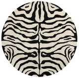 Safavieh Soho 6'-0" x 6'-0" Rug in Black / White