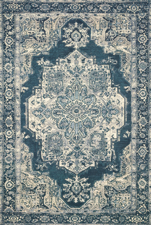 Loloi Mika Mik-01 Dk Blue / Dk Blue Rugs - main flat