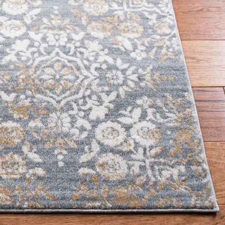 Safavieh Martha Stewart Isabella 4'-0" x 6'-0" Rug in Silver / Ivory