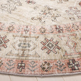 Safavieh Arizona 6'-0" x 6'-0" Rug in Olive / Red