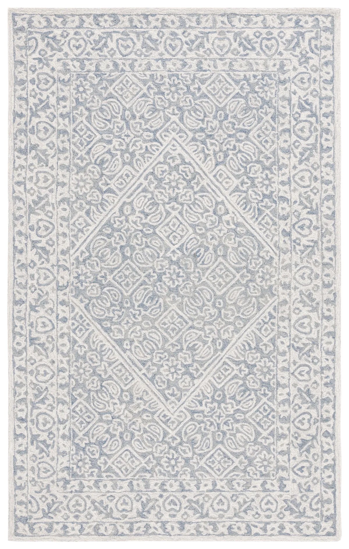 Safavieh Dip Dye 4'-0" x 6'-0" Rug in Grey / Ivory