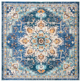 Safavieh Madison 6'-7" x 6'-7" Rug in Blue / Light Blue