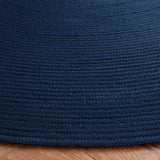 Safavieh Braided 5'-0" x 5'-0" Rug in Navy