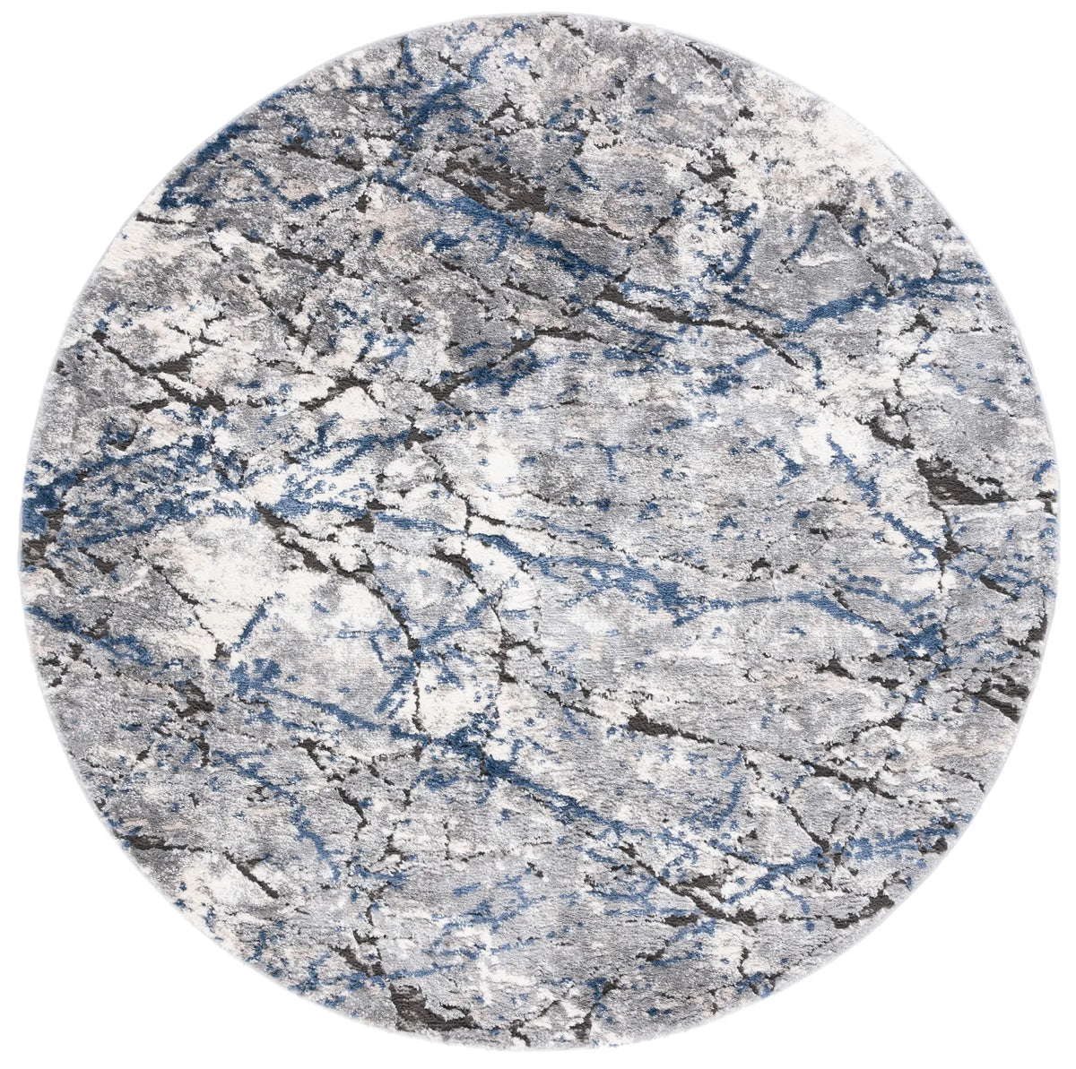 Safavieh Petra 6'-7" x 6'-7" Rug in Light Grey / Light Beige