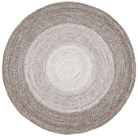 Safavieh Braided 5'-0" x 5'-0" Rug in Brown / Beige