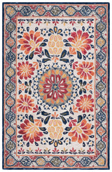 Safavieh Blossom 4'-0" x 6'-0" Rug in Ivory / Red