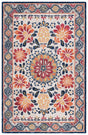 Safavieh Blossom 4'-0" x 6'-0" Rug in Ivory / Red
