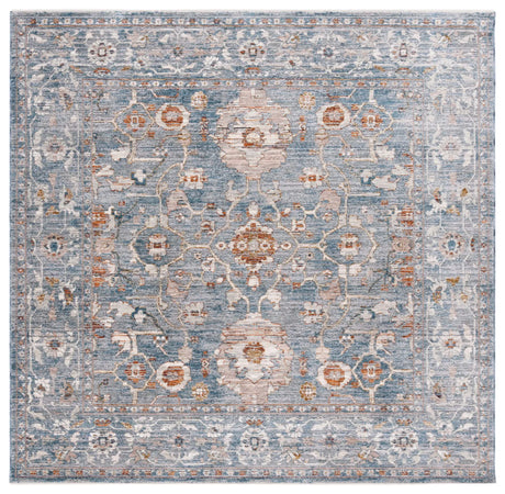 Safavieh Heirloom 700 6'-3" x 6'-3" Rug in Blue / Grey