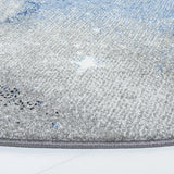 Safavieh Galaxy 6'-7" x 6'-7" Rug in Blue / Ivory