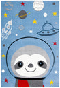 Safavieh Carousel Kids 100 4'-0" x 6'-0" Rug in Blue / Grey