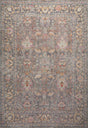 Chris Loves Julia x Loloi Rosemarie ROE-01 Stone / Multi Rug - main flat