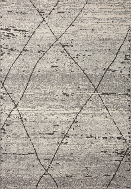 Loloi Fabian Fab-04 Grey/Charcoal Rug - main flat