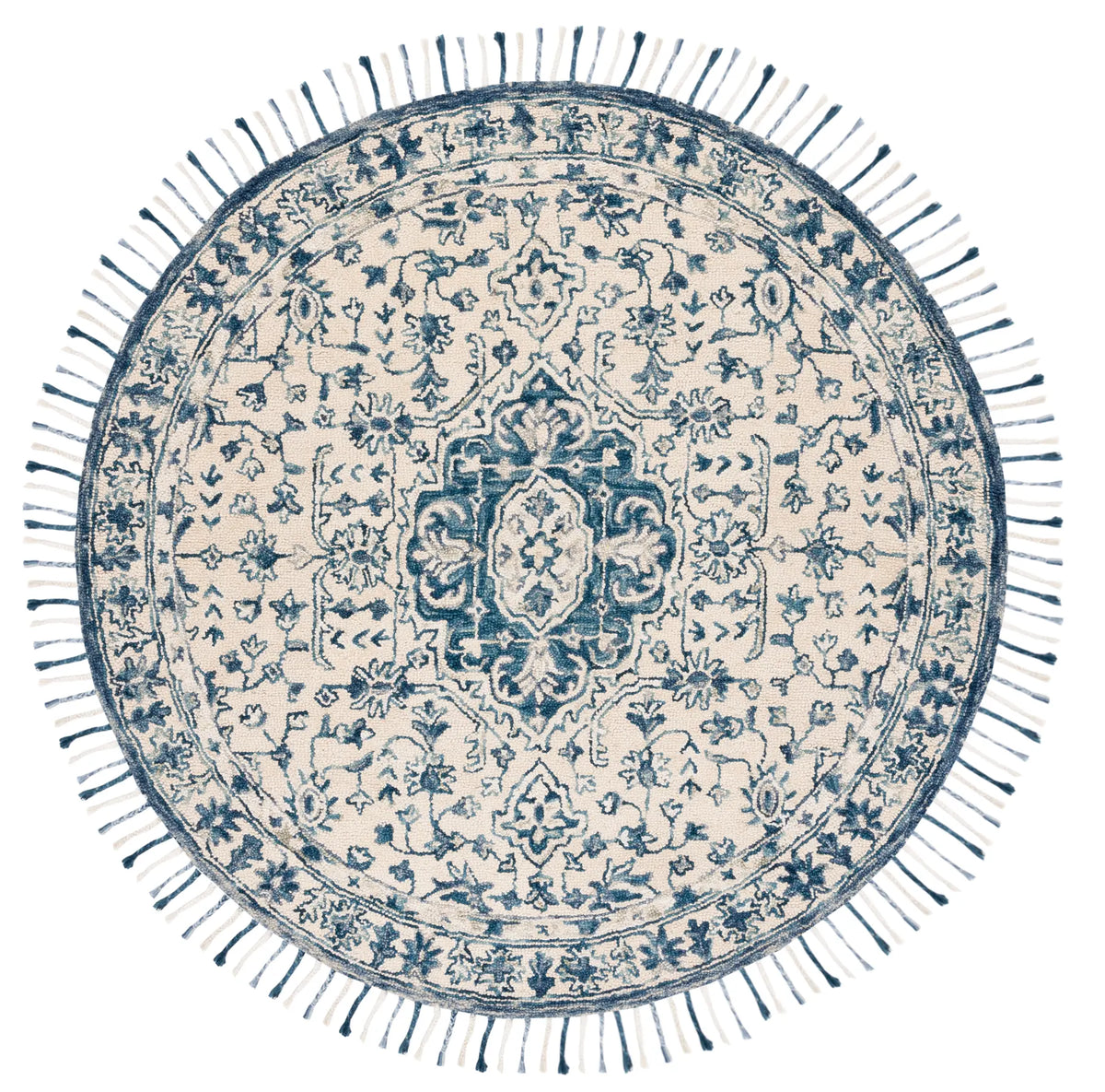 Safavieh Aspen 5'-0" x 5'-0" Rug in Ivory / Blue