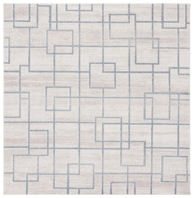 Safavieh Blair Washable 6'-7" x 6'-7" Rug in Beige / Grey