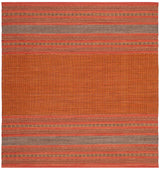 Safavieh Montauk 6'-0" x 6'-0" Rug in Orange / Red
