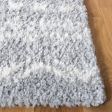 Safavieh Parma Shag 4'-0" x 6'-0" Rug in Grey / Ivory