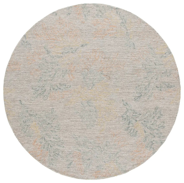 Safavieh Jardin 6'-0" x 6'-0" Rug in Grey / Rust