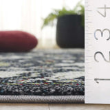 Safavieh Vintage Hamadan 4'-0" x 6'-0" Rug in Dark Grey / Ivory