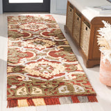 Safavieh Blossom 2'-3" x 8'-0" Rug in Red / Gold