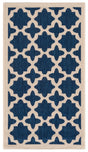Safavieh Courtyard 2'-0" x 3'-7" Rug in Navy / Beige
