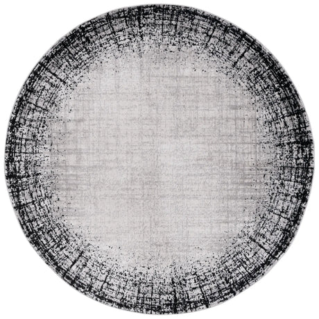 Safavieh Skyler 6'-7" x 6'-7" Rug in Ivory Grey / Black