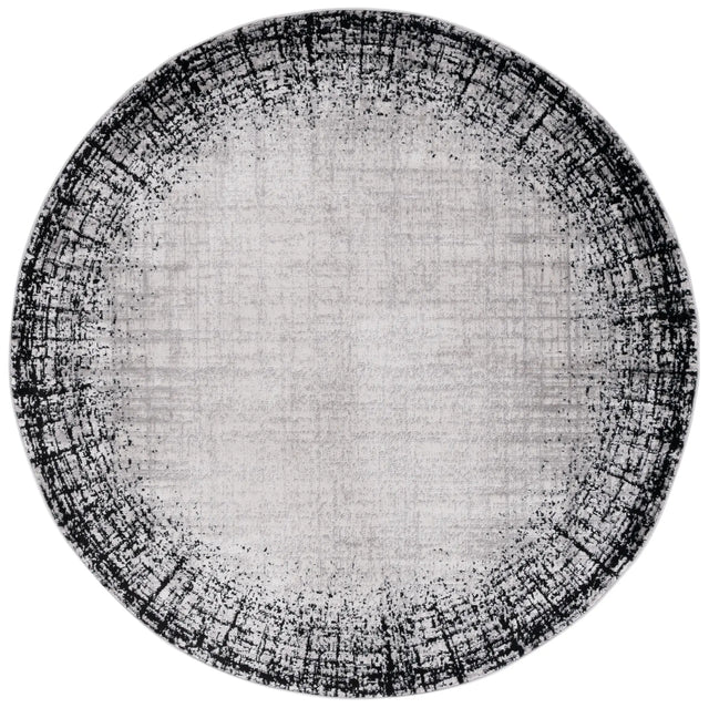Safavieh Skyler 6'-7" x 6'-7" Rug in Ivory Grey / Black