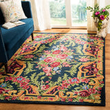 Safavieh Classic Vintage 5'-0" x 8'-0" Rug in Black / Rose