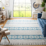 Safavieh Madison 700 10'-0" x 14'-0" Rug in Grey / Turquoise
