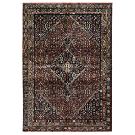 Oriental Weavers Sphinx ELIANA ELI06 Red Medallion Rugs - main flat