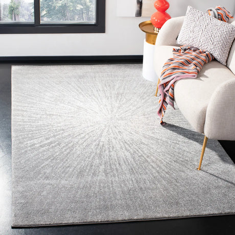 Safavieh Evoke 4'-0" x 6'-0" Rug in Dark Grey / Ivory