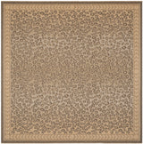 Safavieh Courtyard 7'-10" x 7'-10" Rug in Natural / Gold